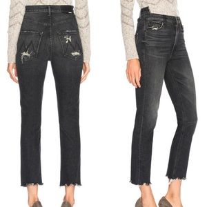 MOTHER. The dazzler shirt crew in if cats and kings. Super high rise stretch 25